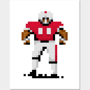 16-Bit Football - Nebraska Posters and Art